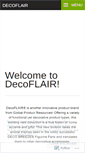 Mobile Screenshot of mydecoflair.com